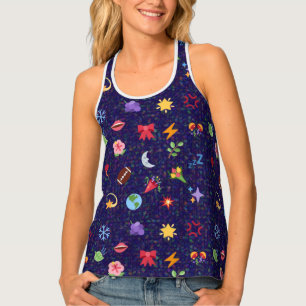 kawaii pattern tank top