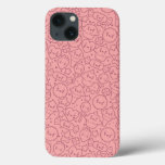 Kawaii pattern with cute cakes iPhone 13 case