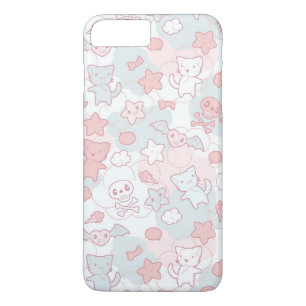 kawaii pattern with doodle iPhone 8 plus/7 plus case