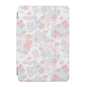 kawaii pattern with doodle iPad mini cover