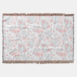 kawaii pattern with doodle throw blanket