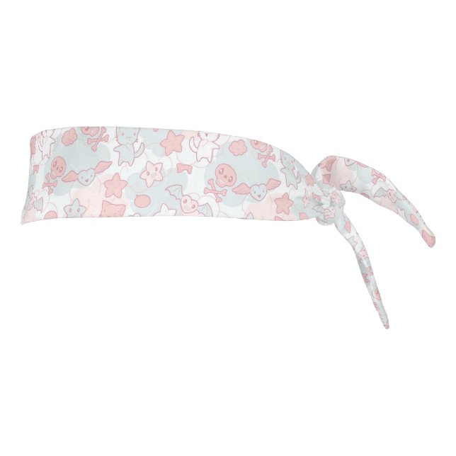 kawaii pattern with doodle tie headband (Rotate 90)