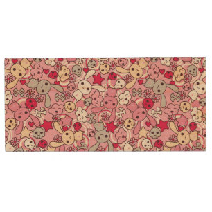 Kawaii pattern wood flash drive