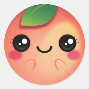 cute kawaii fruit stickers 100 satisfaction guaranteed zazzle cute kawaii fruit stickers 100