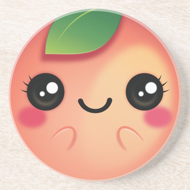 Kawaii Peach Coaster (Front)