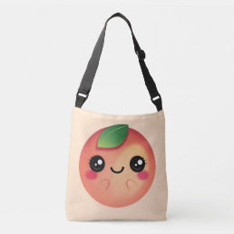 Kawaii Peach Crossbody Bag