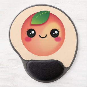 Kawaii Peach Gel Mouse Pad