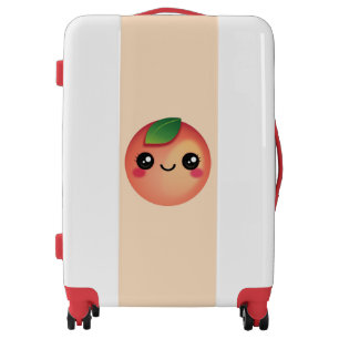 Kawaii Peach Luggage