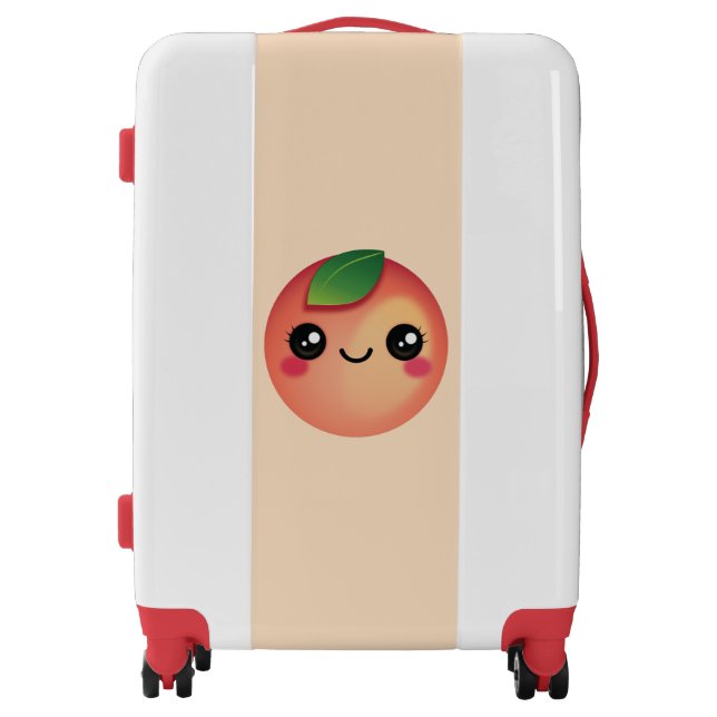 Kawaii Peach Luggage (Front)