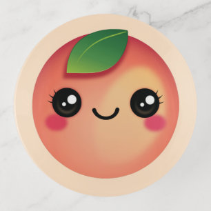 Kawaii Peach Trinket Tray