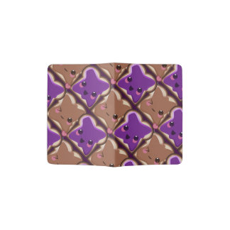 Kawaii Peanut Butter and Jelly Friends Passport Holder