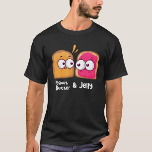 Kawaii Peanut Butter And Jelly Toast Matching Coup T-Shirt