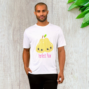 Kawaii Pear Couple Perfect Pair Funny Pun T-Shirt
