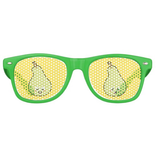 Kawaii Pear Retro Sunglasses
