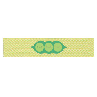 Kawaii Peas in a Pod Short Table Runner