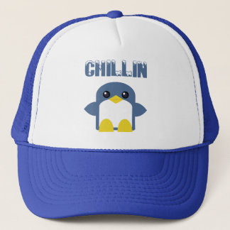 kawaii penguin chillin sweety tweety ringer trucker hat