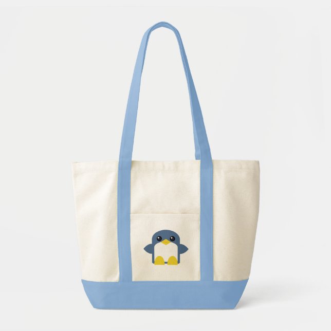 kawaii penguin sweety tweety tote bag (Front)