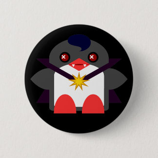 Kawaii Penguin Vampire Button