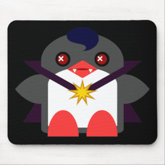 Kawaii Penguin Vampire Mouse Pad