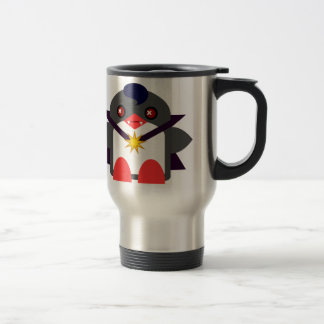 Kawaii Penguin Vampire Travel Mug