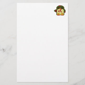 Kawaii Penguin Zombie Gruesome Horror Stationery