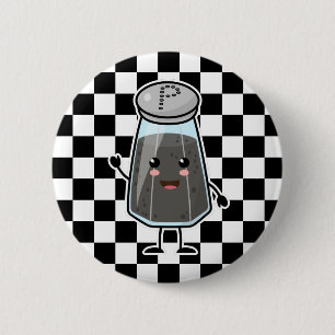 Kawaii Pepper Shaker: Best Friends Forever BFF Button