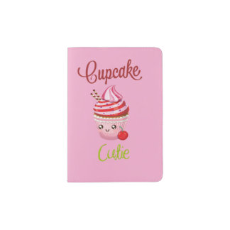 Kawaii Peppermint Surprise Cupcakes  Passport Holder