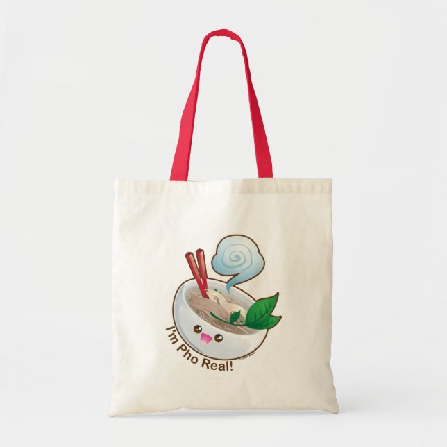Kawaii Pho Real Tote Bag (Front)