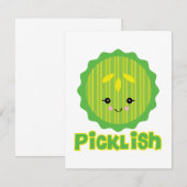 kawaii picklish pickle slice (Front/Back)