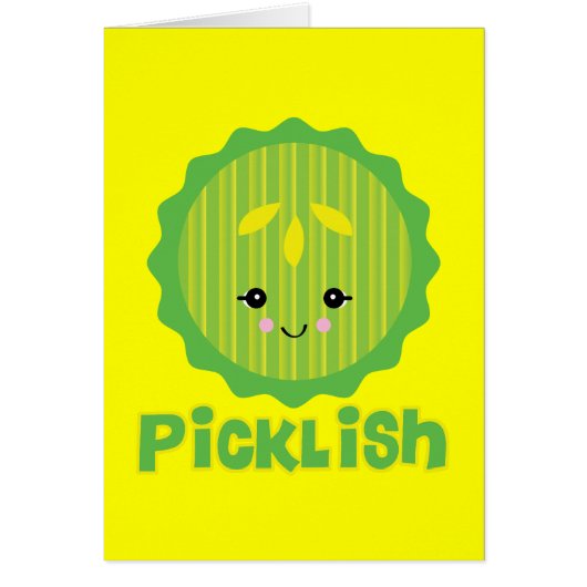 kawaii picklish pickle slice (Front)