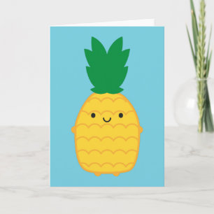 Kawaii Pineapple Card