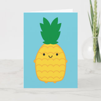 Kawaii Pineapple Card