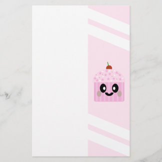 KAWAII PINK CUPCAKE SWEET DELICIOUS DESSERT STATIONERY