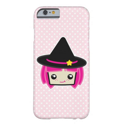 Kawaii Pink Haired Witch iPhone Case