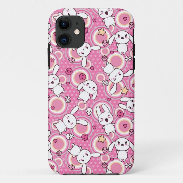 kawaii pink pattern Case-Mate iPhone case (Back)