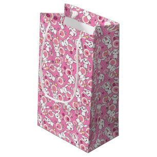 kawaii pink pattern small gift bag