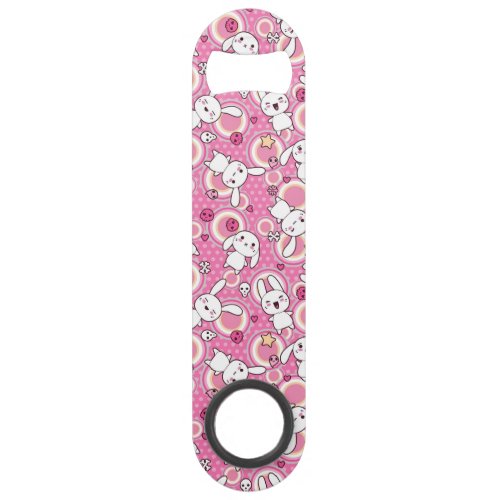 kawaii pink pattern speed bottle opener