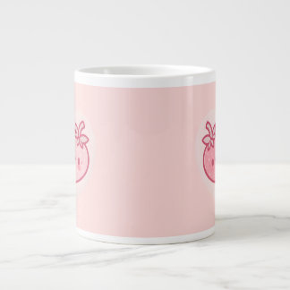 Kawaii Pink Valentines Strawberries Giant Coffee Mug