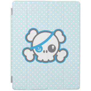Kawaii Pirate Skull iPad Case