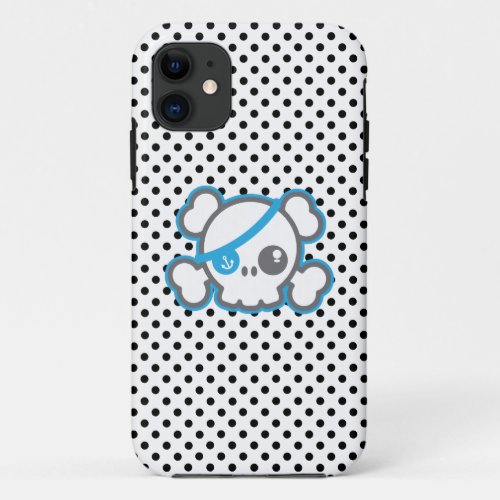 Kawaii Pirate Skull iPhone Case