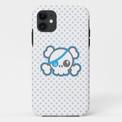 Kawaii Pirate Skull iPhone Case