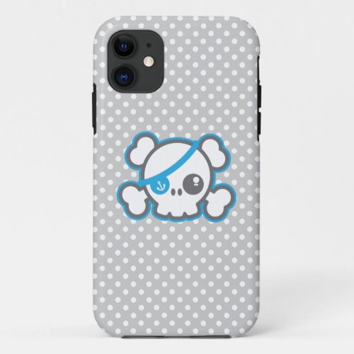 Kawaii Pirate Skull iPhone Case