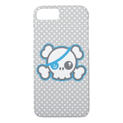 Kawaii Pirate Skull iPhone Case