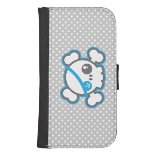 Kawaii Pirate Skull Samsung Wallet Case