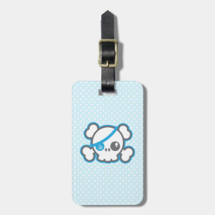 Kawaii Pirate Skull Travel Luggage Tags