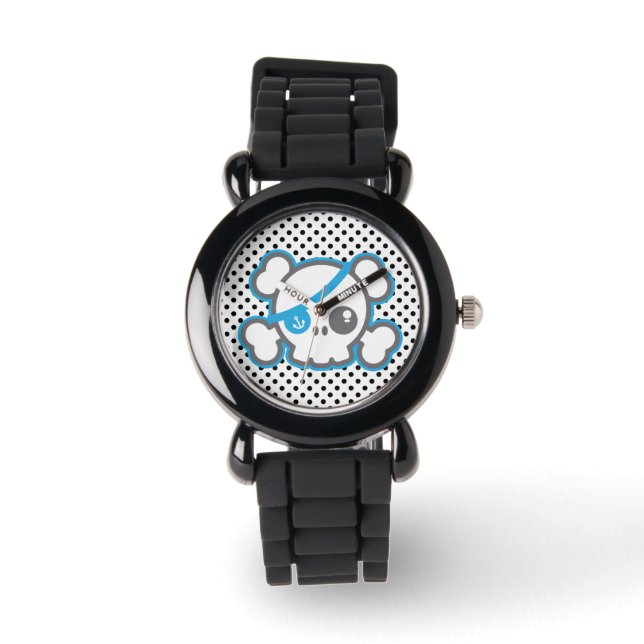 Kawaii Pirate Skull Watch (Front)