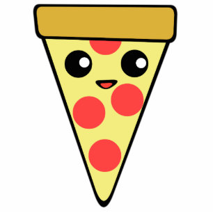 Kawaii Pizza Slice Statuette