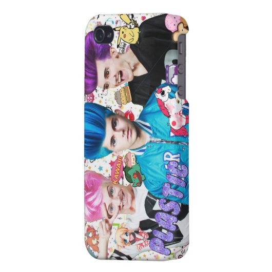 Kawaii Plastic iPhone Case (Back Left)