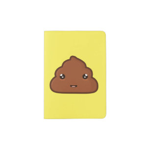 Kawaii Poo Passport Holder