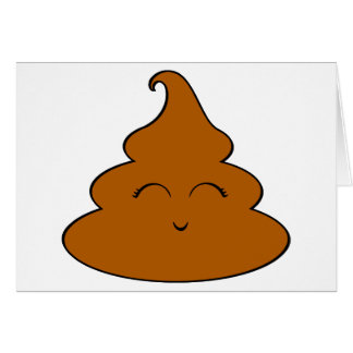 Kawaii Poo Poo Cards